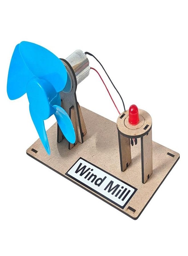 ESPtronics طاحونة هوائية جاهزة من إي إس بترونيكس، نموذج عملي لتجربة علمية، مشروع فيزيائي، مجموعة ألعاب مروحة للأطفال في المدارس - Image 3